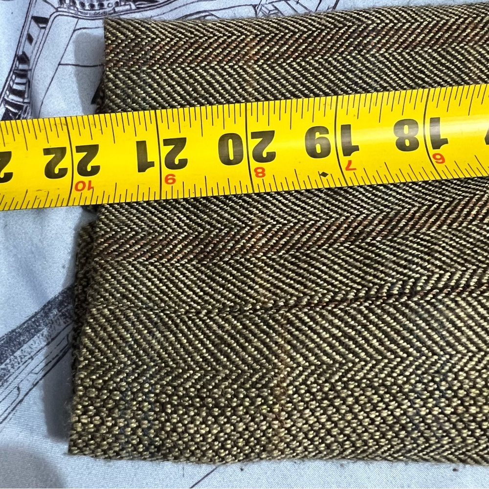 Coldwater Creek Brown Tweed Embroidered Blazer with Rust Lining - Picture 8 of 11